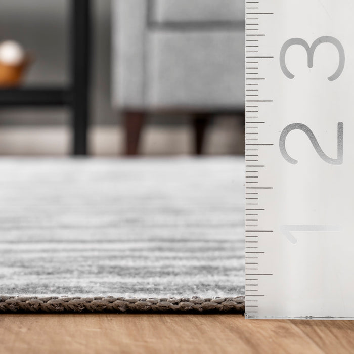 Machine Washable Light Grey Casual Area Rug 120x180 cm