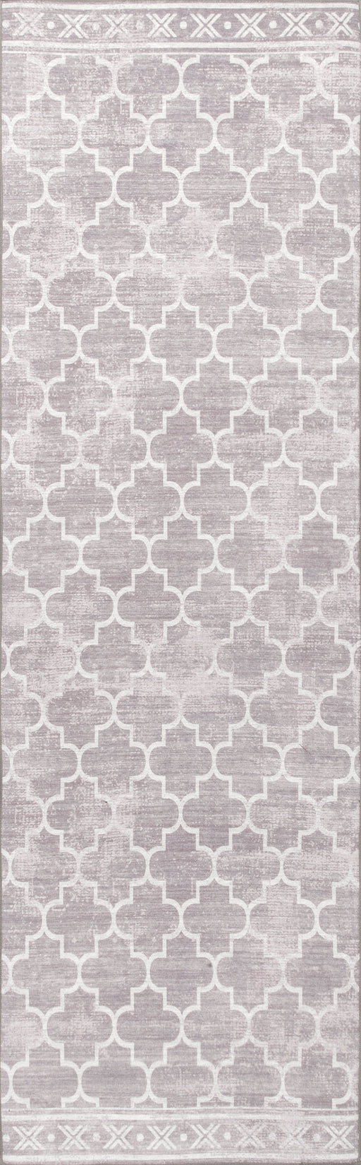 Machine Washable Light Grey Indoor Outdoor Rug 150x240 cm