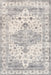Machine Washable Light Grey Medallion Area Rug 140x200 cm