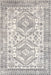 Machine Washable Light Grey Nordic Rug for Home Decor