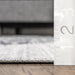 Machine Washable Light Grey Starfish Area Rug