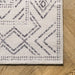 Machine Washable Medallion Rug 120x180 cm Light Grey