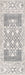 Machine Washable Medallion Rug 120x180 cm Light Grey