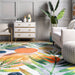 Machine Washable Multicolor Area Rug for Busy Homes
