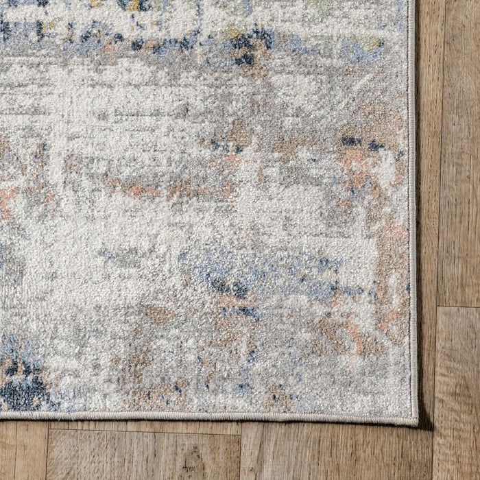 Machine Washable Multicolor Rug for Homes with Kids and Pets