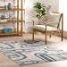 Machine Washable Navy Indoor Outdoor Area Rug