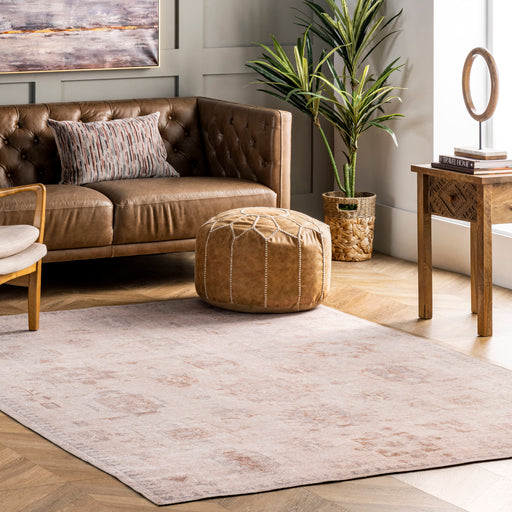 Machine Washable Oriental Area Rug 150x240 cm Beige