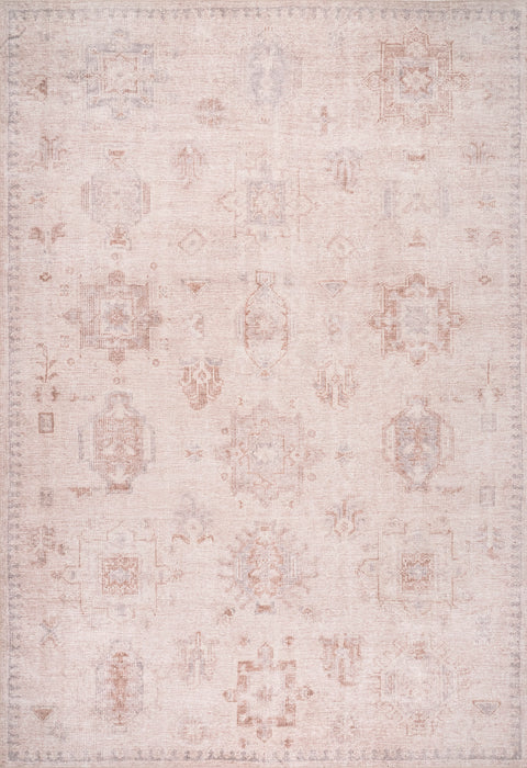 Machine Washable Oriental Area Rug 150x240 cm Beige