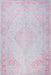 Konepestävä Pink Medallion Flatweave Area -matto 120x180 cm