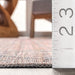 Machine Washable Rust Area Rug For Home Décor