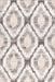 Machine Washable Trellis Area Rug 240x300 cm Light Grey
