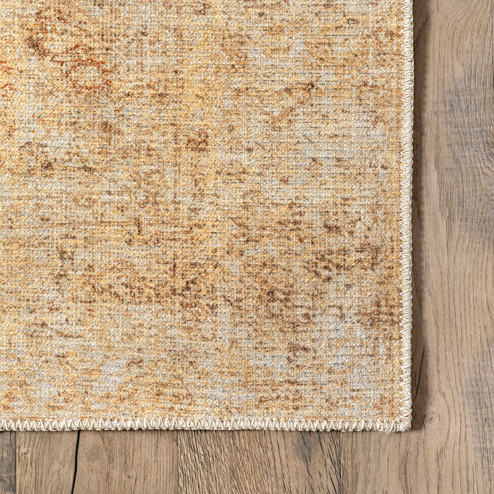 Machine Washable Vintage Beige Area Rug 160x230 cm