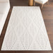 Maci Trellis Indoor Outdoor Area Rug 140x200 cm Cream