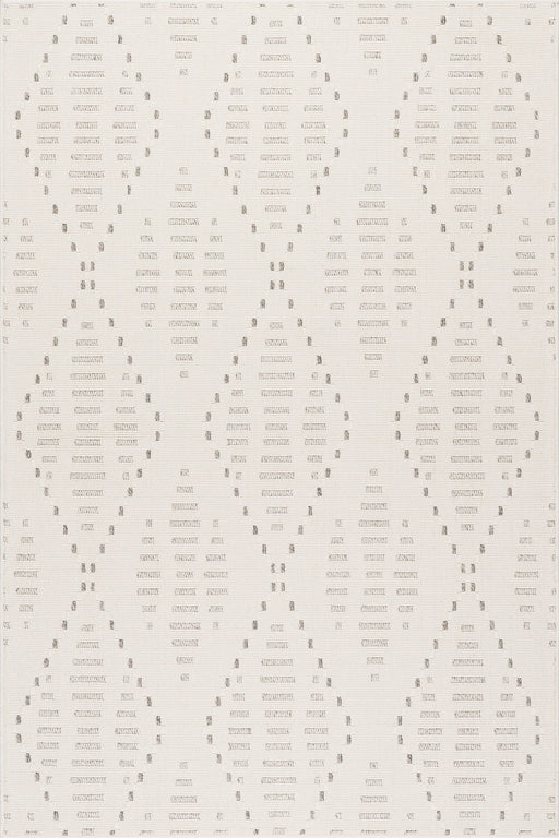Maci Trellis Indoor Outdoor Area Rug 140x200 cm Cream