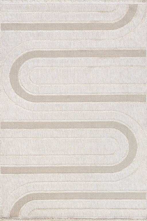 Mackenzie Ivory Abstract Area Rug 160x230 cm