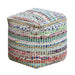 Madrid Pouf Handmade From Recycled Cotton Fabric