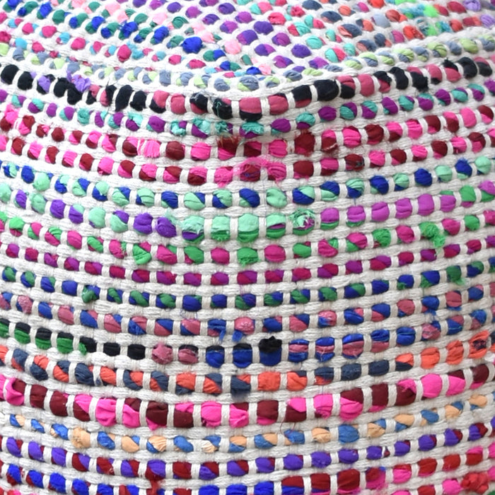 Madrid Pouf Handmade From Recycled Cotton Fabric