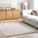 Magdalena Diamond Area Rug 160x230 cm Ivory
