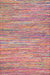 Magenta Chevron Area Rug 150x240 cm Hand-Woven Design