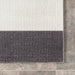 Magnolia Grey Striped Indoor Outdoor Area Rug 152 cm