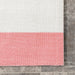 Magnolia Striped Rug for Indoor and Outdoor Use Pink 150x240 cm