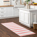 Magnolia Striped Rug for Indoor and Outdoor Use Pink 150x240 cm