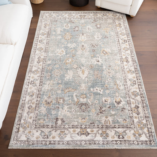 Tappeto vintage Makenna 150 cm blu