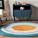 Malory Kids Washable Rug Blue Colorful Playroom Essential