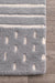 Mandia Grey Striped Wool Area Rug 152 x 244 cm