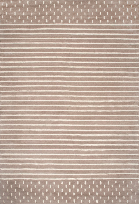Mandia Wool Striped Area Rug 150x240 cm