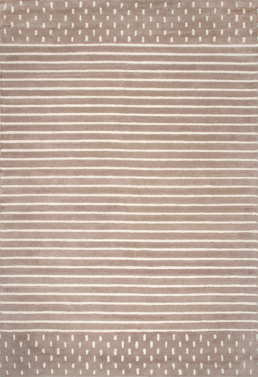 Mandia Wool Striped Area Rug 150x240 cm