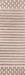 Mandia Wool Striped Area Rug in Taupe 150x240 cm