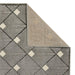 Tappeto moderno Manhattan Flatweave 1336 Y grigio