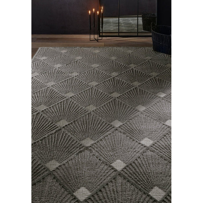 Tappeto moderno Manhattan Flatweave 1336 Y grigio