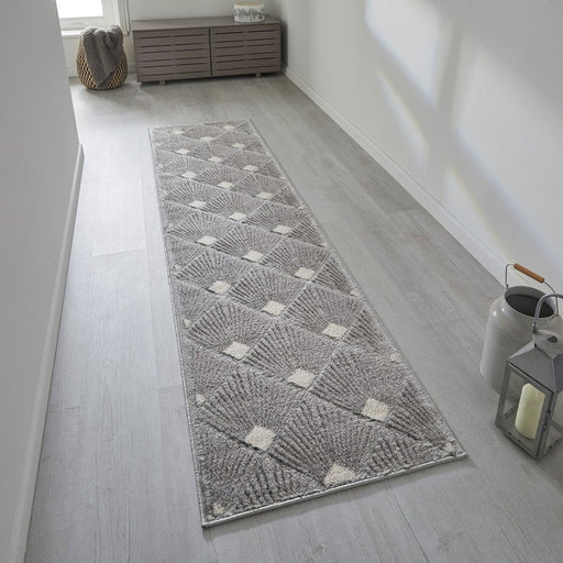 Manhattan Modern Flatweave 1336 Y Grey Runner