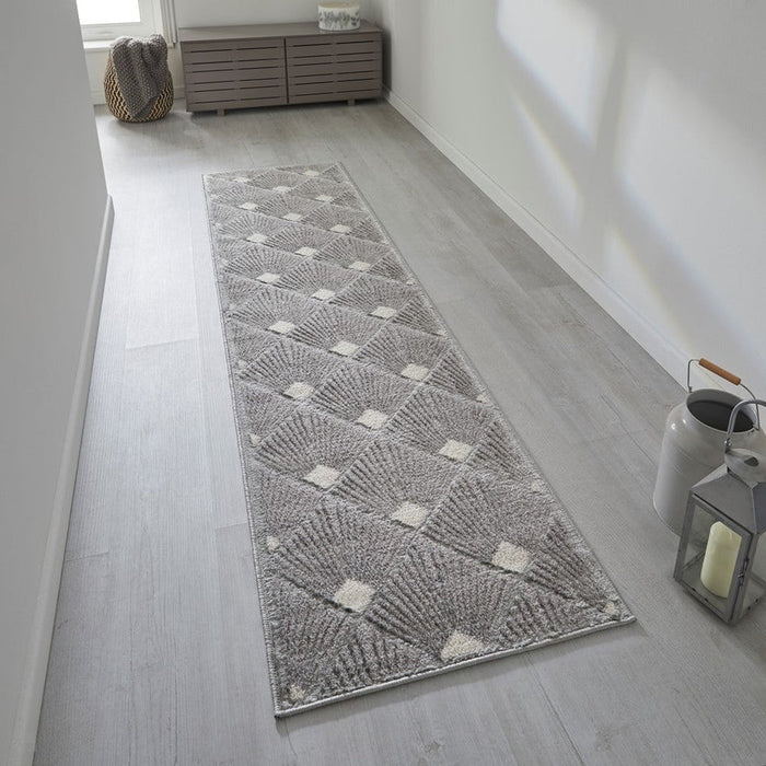 Manhattan Modern Flatweave 1336 Y Grey Runner