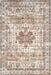 Mara Medallion Machine Washable Area Rug 140x200 cm Beige
