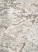 Marble Waves Area Rug Grey 120x180 cm
