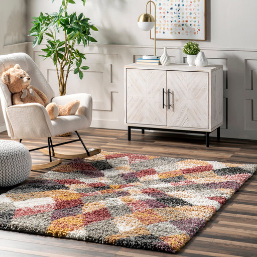 Marcella Kids Multicolor Shag Area Rug 120x170 cm