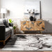 Maren Grey Abstract Marble Area Rug 160x230 cm