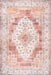 Maria Oasis Medallion Machine Washable Rug 150x240 cm Rust