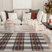 Martina Stewart Red Plaid Washable Area Rug 120x180 cm