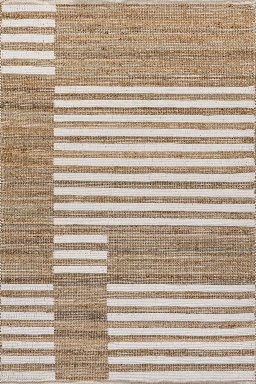 Marybeth Striped Area Rug 160x230 Cm Natural