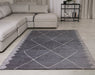 Mason Diamond Black Rug