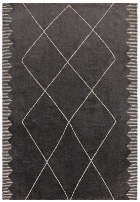 Mason Diamond Black Rug