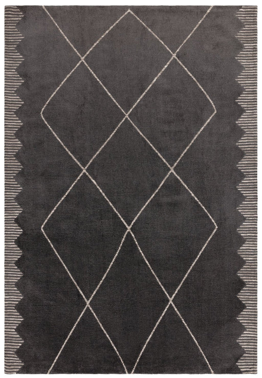 Mason Diamond Black Rug