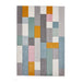 Matrix E7918 Modern Hand Carved Rectangluar Multicolour Rug