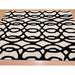 Matrix MAX35 Wire Modern Geometric Hand-Woven High-Density Soft Textured Wool&Viscose Mix White/Black Rug