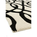 Matrix MAX35 Wire Modern Geometric Hand-Woven High-Density Soft Textured Wool&Viscose Mix White/Black Rug