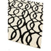 Matrix MAX35 Wire Modern Geometric Hand-Woven High-Density Soft Textured Wool&Viscose Mix White/Multi Runner